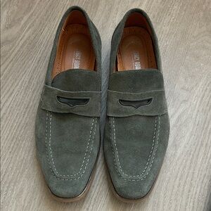 Stacy Adams Olive Suede Loafers